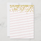 お姫様の1歳の誕生日　7枚の写真の コラージュ 招待状 (裏面)