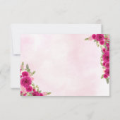 お姫様の15歳の誕生日おめでとう　プリンセスらしい前撮り ノートカード (裏面)