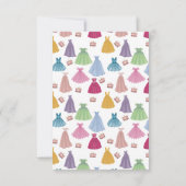 お姫様ドレス フェアリーテイル 幼女 キッズ サンキューカード (裏面)