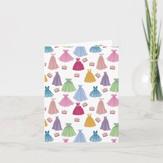 お姫様ドレス フェアリーテイル 幼女 パターン カード (正面)