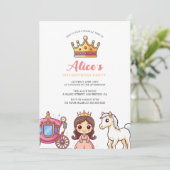 お姫様パーティーのおとぎ話 招待状 (スタンド正面)