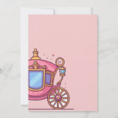 お姫様パーティーのおとぎ話 招待状 (裏面)