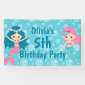 お姫様ラブリー人魚の誕生日パーティー 横断幕 (横)