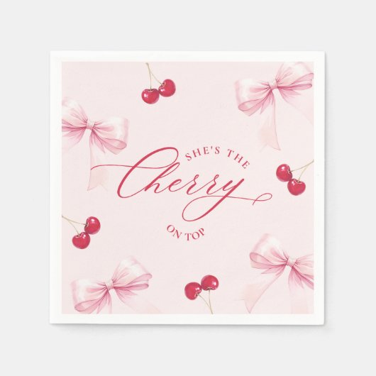 お姫様気分を添える ブライダルシャワーテーブル スタンダードカクテルナプキン (正面)