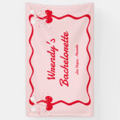 お姫様気分満喫！独身最後の女友達歓迎パーティー 横断幕 (縦)