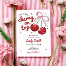 お姫様気質なリボン ピンクの女の子のベビーシャワー