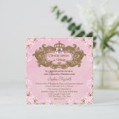 お姫様誕生日パーティー 招待状 (スタンド正面)