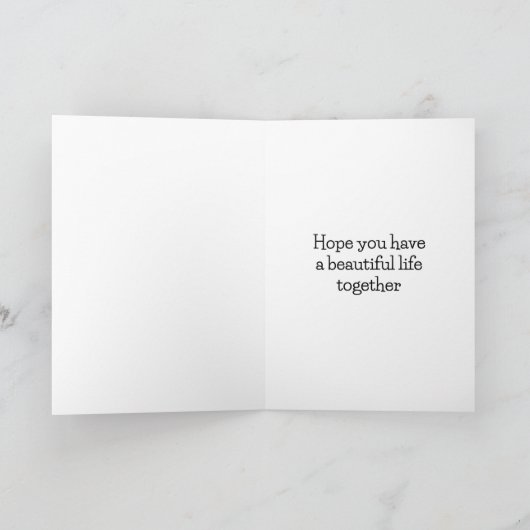 お婚約 カード (内部)