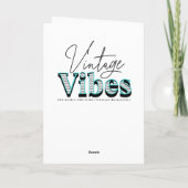 お婚約 |レトロ カード (裏面)