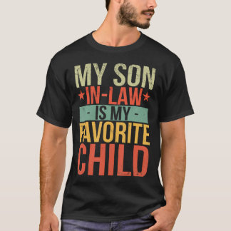 お婿さんが一番好きな子供 おもしろお父さん Tシャツ