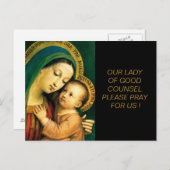 お嬢さんお願祈いだ! ポストカード (正面/裏面)