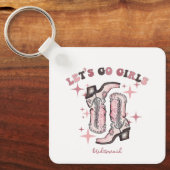 お嬢さんたちのパーティーグッズ Let's Go Girls キーホルダー (正面)