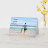 お嬢さんのお父様のデイカードよ カード (黄色い花)