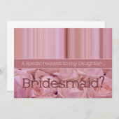 お嬢さんブライドメイドになって下さい 招待状 (正面/裏面)