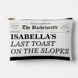 お嬢さん新聞 最後の斜面での乾杯 アクセサリーポーチ