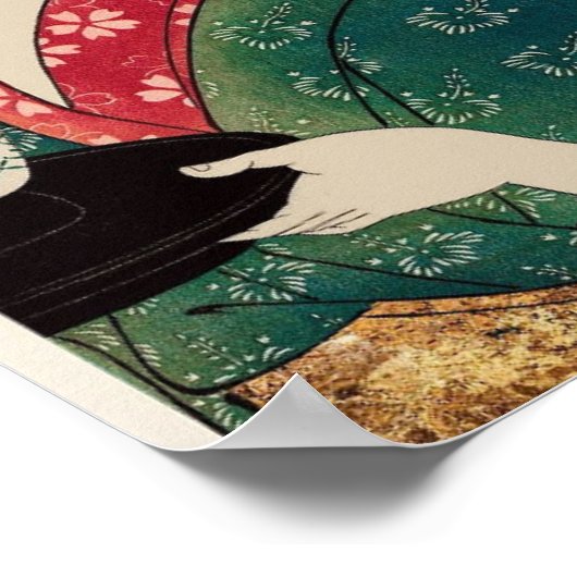 お嬢さん日本の。 ポスター (角)