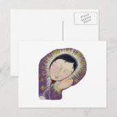 お嬢さん眠って。 ポストカード (正面/裏面)