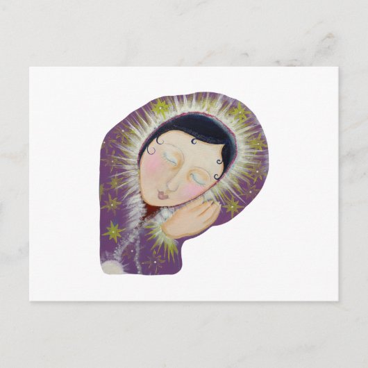 お嬢さん眠って。 ポストカード (正面)