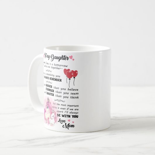 お嬢さん-お前より勇敢だ コーヒーマグカップ (正面左)