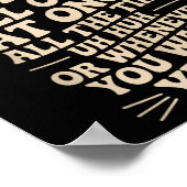 お嬢さん！トレンドおもしろいことわざ ポスター (角)