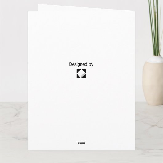 お嬢様おめでとう カード (裏面)