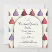 お嬢様のデビュー・パーティー招待状（キンセアニエラ） 招待状 (正面)