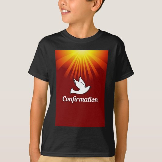 お嬢様の堅信式の招待状 カスタム Tシャツ (正面)