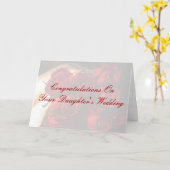 お嬢様の結婚おめでとうございます カード (黄色い花)