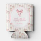 お嬢様の結婚式前お披露目パーティー　コケッティ ボウ ブライダルシャワー 缶クーラー (裏面)