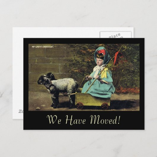 お嬢様の馬車を動かしたぞ！ 案内ポストカード (正面/裏面)