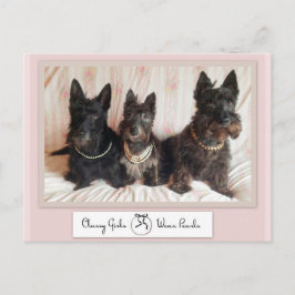 お嬢様はパールを身に着ける ポストカード