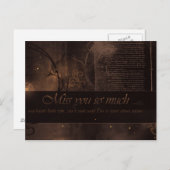 お嬢様 ポストカード (正面/裏面)