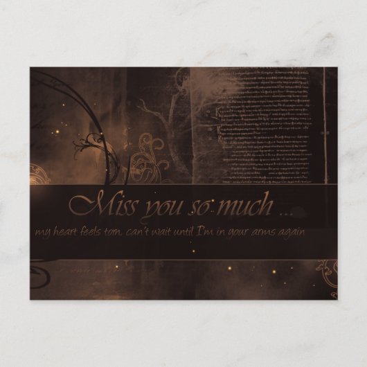 お嬢様 ポストカード (正面)