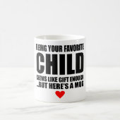 お子お気に入りの様のお父さま コーヒーマグカップ (中央)