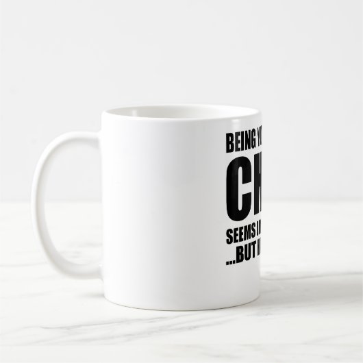 お子お気に入りの様のお父さま コーヒーマグカップ (左)