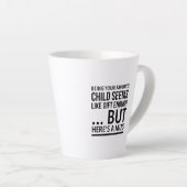 お子さお気に入りのんは贈り物で… カフェラテマグ (右アングル)