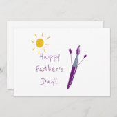 お子さまの作品を父の日のギフトに 子どもの絵をプレゼントして、父の日のお祝いをしよう! シーズンカード (正面/裏面)