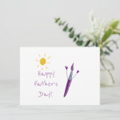 お子さまの作品を父の日のギフトに 子どもの絵をプレゼントに飾って、父の日をお祝いしよう！ シーズンカード (スタンド正面)