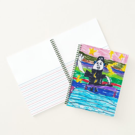 お子さまの作品 書き込みワークショップ ノートブック (内部)