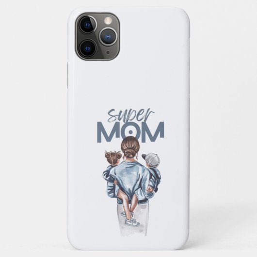 お子さんとスーパーママのギフト Case-Mate iPhoneケース (裏面)