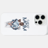 お子さんと娘さんを持つスーパーママのギフト Case-Mate iPhoneケース (裏面 (横))