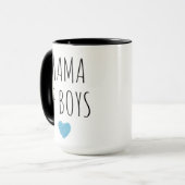 お子さんのお名前入りママギフト - 感謝の気持ちを込めて マグカップ (正面左)