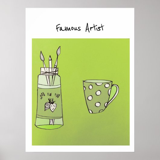 お子さんの作品をポスターに ポスター (正面)