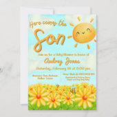 お子様がやってきます 招待状 (正面)