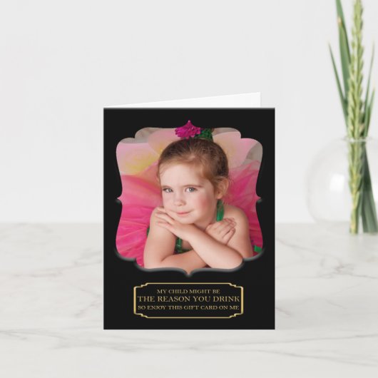 お子様がノートカードを飲む理由かもしれません サンキューカード (正面)