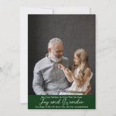 お子様と疑問に思の喜び シーズンカード (正面)