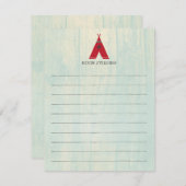 お子様にぴったりなターコイズブルーのオリジナルノートカード ノートカード (正面/裏面)