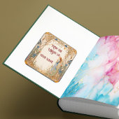 お子様のおとぎ話蔵書票 スクエアシール