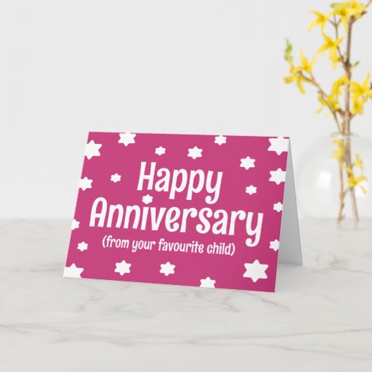 お子様のお気に入りの記念日おもしろい カード (黄色い花)