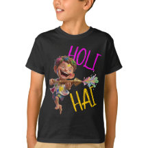 お子様のためのカスタマイズ可能な"ホーリーハイ"カラフルTシャツ